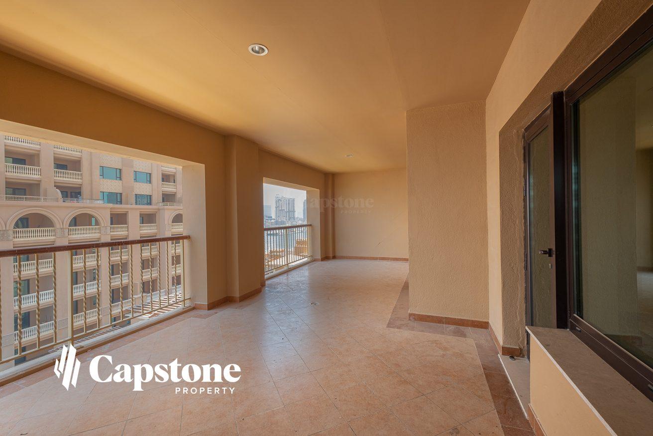 SPACIOUS BALCONY | MARINA AND SEA VIEW | RENTED